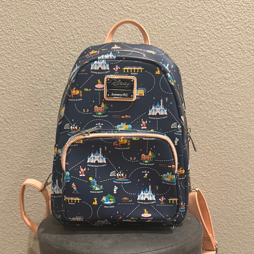 Loungefly Disneyland 65th Anniversary Mini Backpack